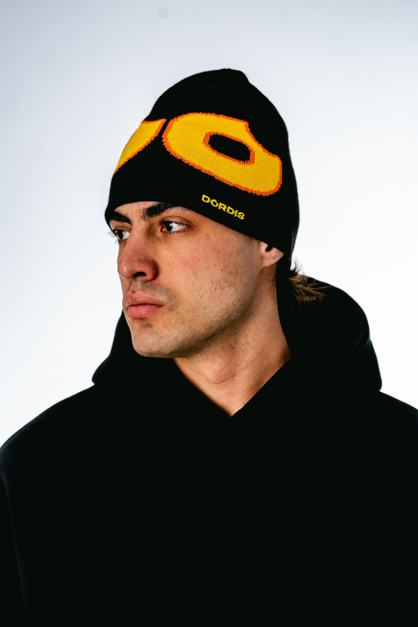 DORDIS ICONIC BLACK BEANIE