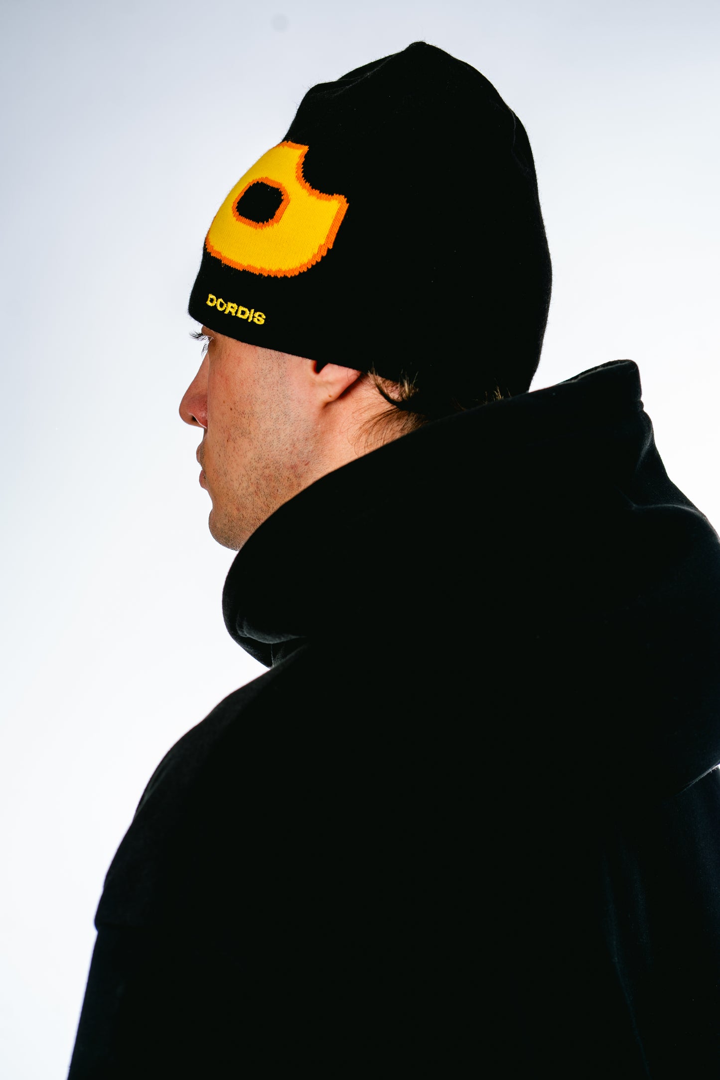 DORDIS ICONIC BLACK BEANIE